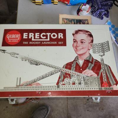 1959 Erector Rocket Launcher Set 