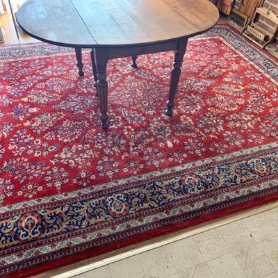 Oriental design carpet, 8 ft 2 in. x 10 ft 10 in, clean and in good condition