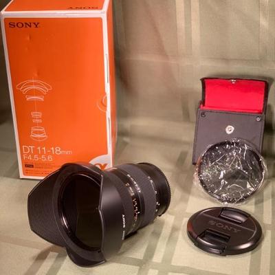 Sony DT 11-118mm lens - $260