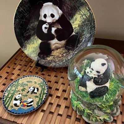 3 pc Panda Bear Collection $15