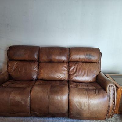Leather Couch 74