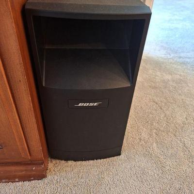 Bose surround sound system
4 speakers and sub woofer