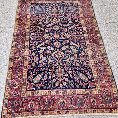 Lot 007-DG: Antique Wool Area Rug #3

Background: This large, antique wool Oriental area rug graced the home of our clientâ€™s...