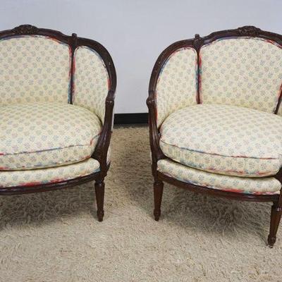 1117	PAIR OF WESLEY HALL UPHOLSTERED ARMCHAIRS
