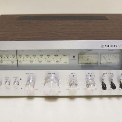 1249	SCOTT AM/FM R-357 STEREO RECEIVER, UNTESTED, SOLD AS IS
