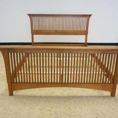 1024	STICKLEY MISSION QUEEN SIZE BED
