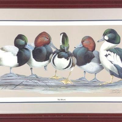 Art LaMay Signed 'The Divers' Duck Print