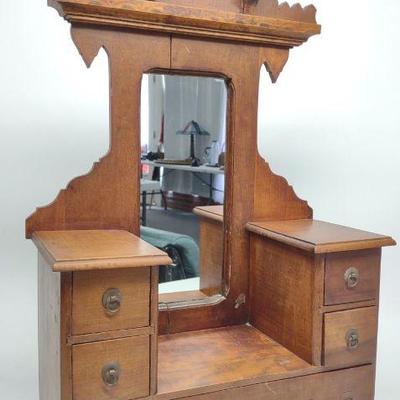 Antique Salesman Sample Eastlake Dresser 26" Tall