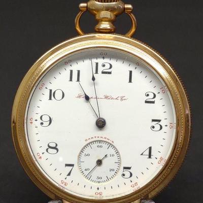 1903 Hampden Pocket Watch Gen'l Stark (Works)