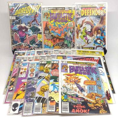 28 Marvel Comics Fantastic Four, Defenders Dare D.