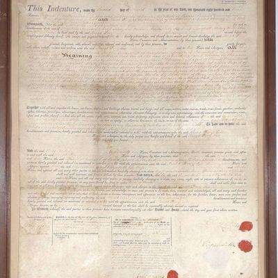 1810 Chester County, Pennsylvania Land Deed