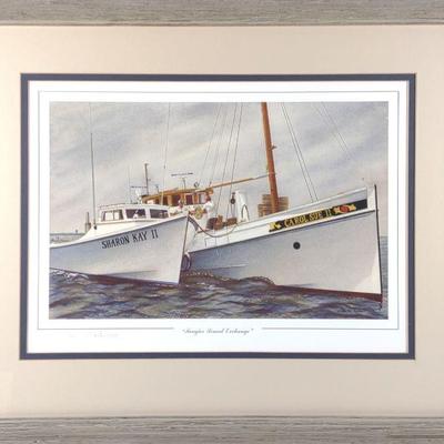 Becky Lowe Signed Tangier Sound, Chesapeake Art