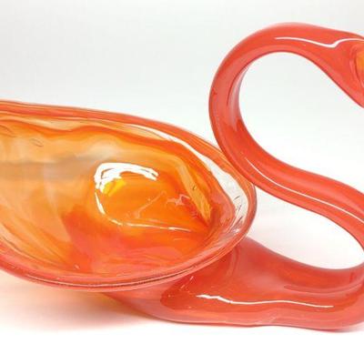 Vintage Art Glass Swan