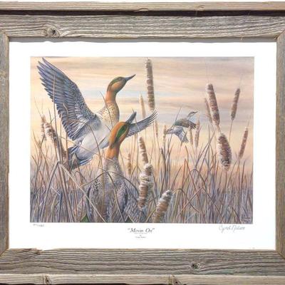 Cyndi Nelson Signed Numbered Duck Print Art