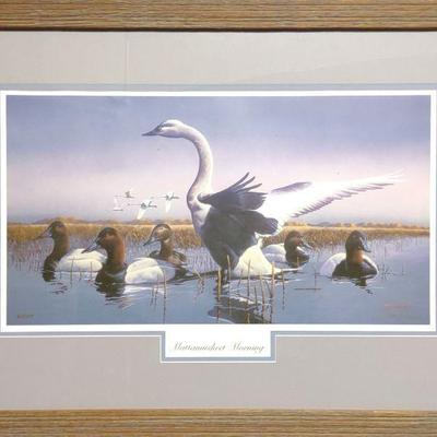 Phillip Crowe Signed Numbered Duck Lithograph