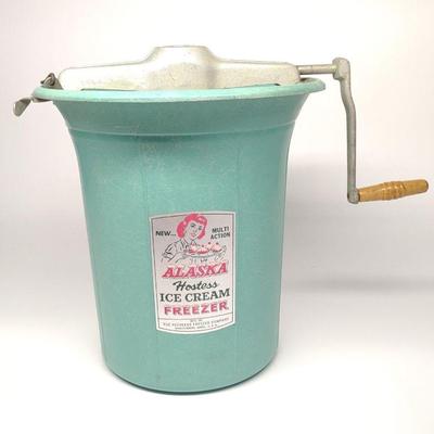 Vintage Alaska Hostess Ice Cream Freezer