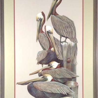 Art LaMay Signed Numbered Pelican Print