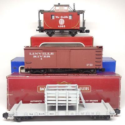 3 G Scale Trains (LGB, Bachman, USA)