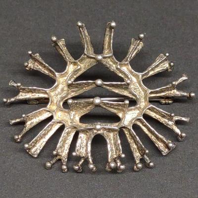 Else & Paul Norwegian Sterling Brooch