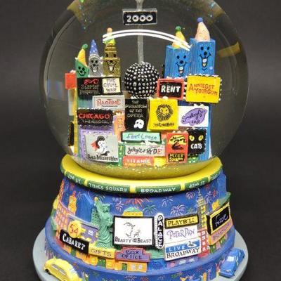 NYC Broadway Musical Snow Globe (Works)