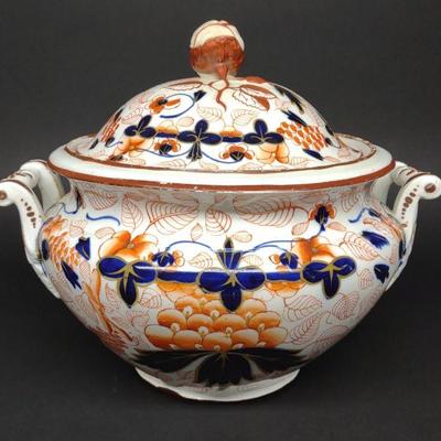 19th C. Masons Attributed Ironstone Soup Tureen