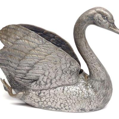 Jennings Brothers Pewter Swan