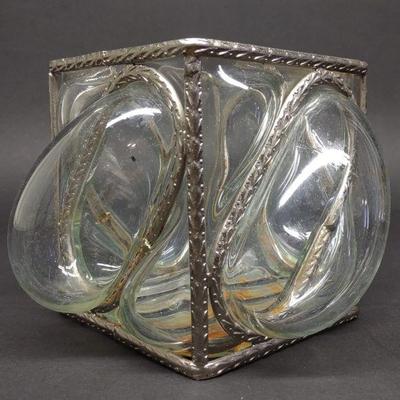 Caged Bubble Glass Art Box