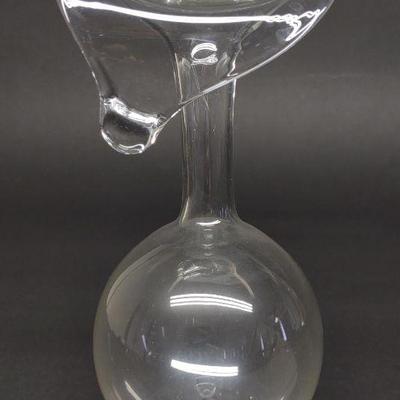Hans Godo Frabel Signed Glass Art Vase