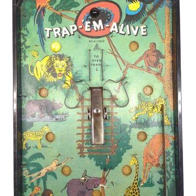 1936 Gotham Trap-Em-Alive Pinball Game