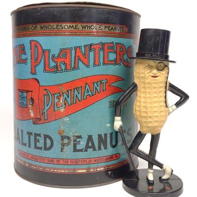 Planters Peanuts Advertising Tin & Coin Bank