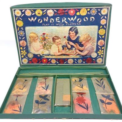 1925 Wonderwood Flowers Play Set (Complete)