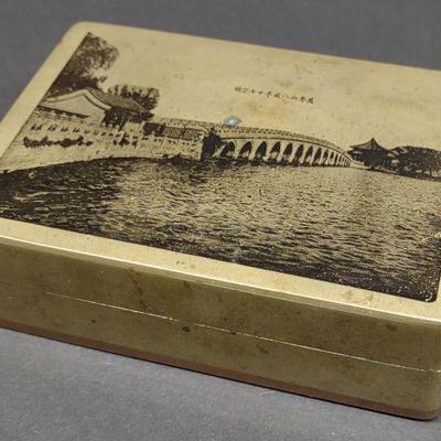 Beijing 17 Arch Bridge Brass & Copper Box