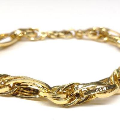 14k Gold Chain Link Bracelet (5.10g)
