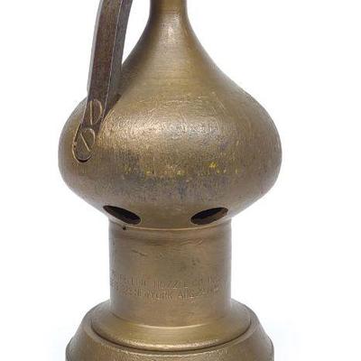 Antique Self Propelling Fire Nozzle w/ Blade