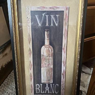 vin blanc artwork