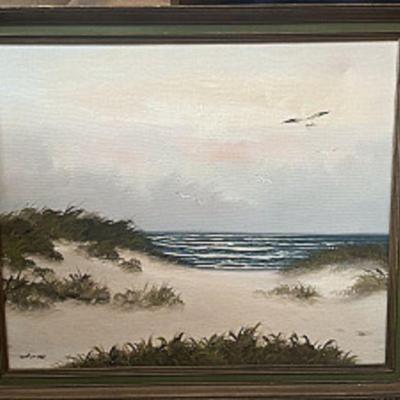 seagulls on beach