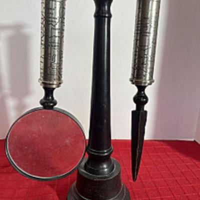 letter opener/magifying glass