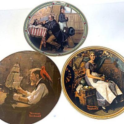 Norman Rockwell plates