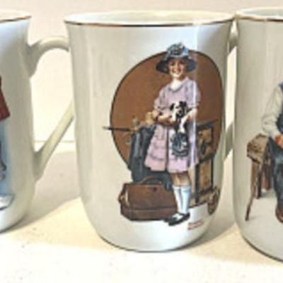 norman rockwell mugs