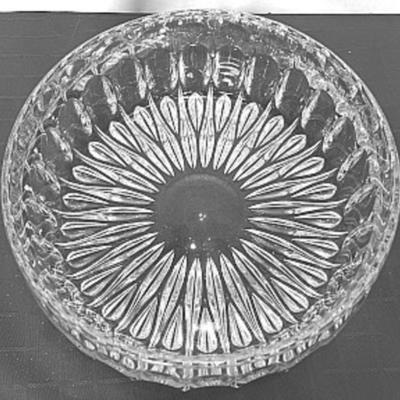 crystal dish