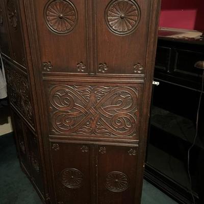 Hand carved Changing Wall