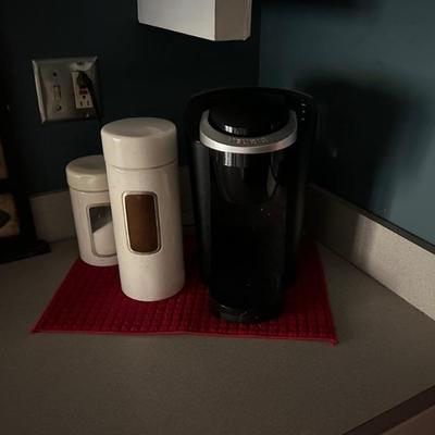 Kitchen Counter Coffee Setup