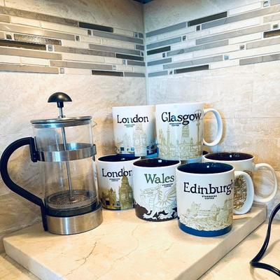 Collection of Starbucks City Mugs! London, Glasgow, Edinburgh, Wales, and more!