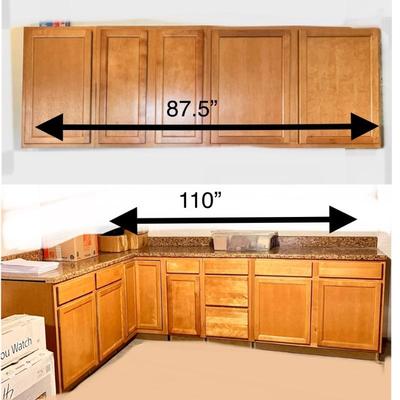Kitchen cabinets in beautiful condition! 
Measurment's are approximate. This was the original kitchen when home was purchased. Owner...