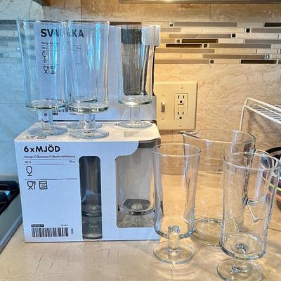 New in Box Ikea Drinking Glasses