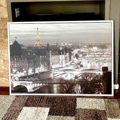 Large Framed Modern Print of France
