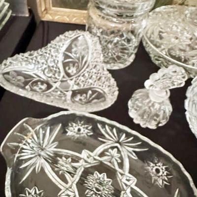 CRYSTAL, STEMWARE, CUT GLASS AND MORE