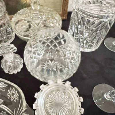 CRYSTAL, STEMWARE, CUT GLASS AND MORE