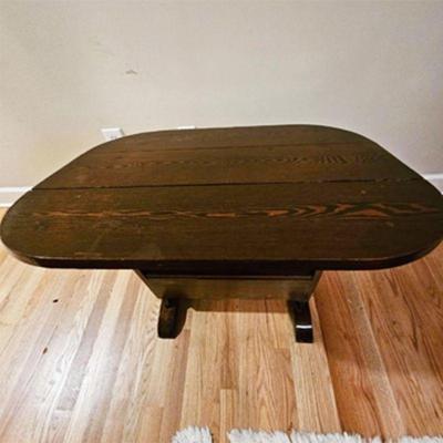DARK OAK HANDMADE CONVERTER TABLE