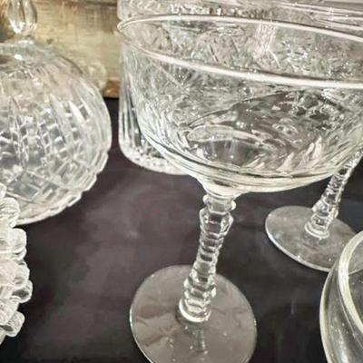 CRYSTAL, STEMWARE, CUT GLASS AND MORE